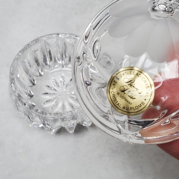 Princess House 24% Lead Crystal Vanity Set Vintage from West Germany - Picture 7 of 15